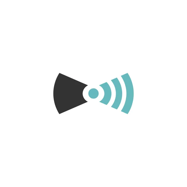 Icône de cravate WiFi vectorielle — Image vectorielle