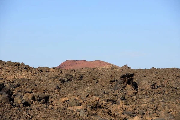 Το τοπίο στο ηφαιστειακό νησί Lanzarote — Φωτογραφία Αρχείου