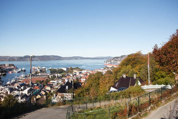 Magnifique vue sur la ville de Bergen — Photo