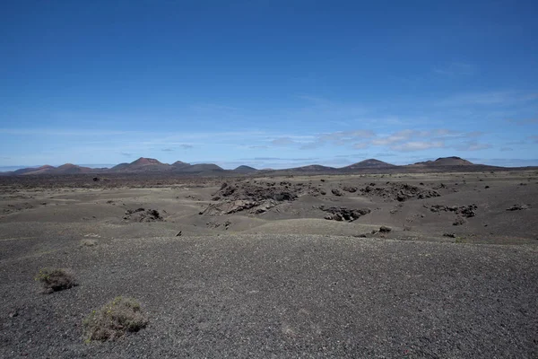 Vulkaniska landskapet på Lanzarote — Stockfoto