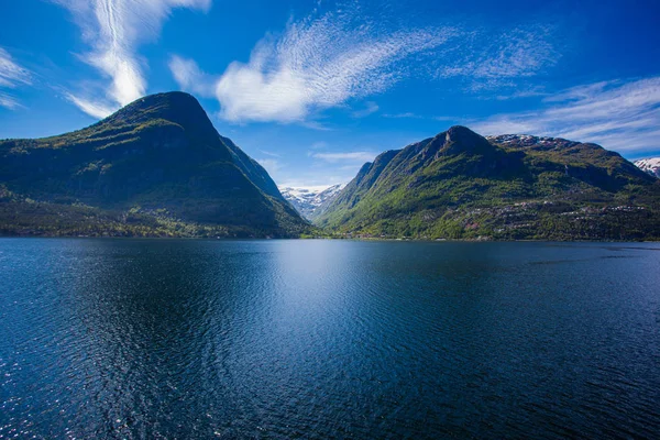 西挪威峡湾景观 — 图库照片
