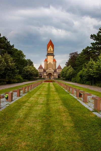 Sudfriedhof, le plus grand cimetière de Leipzig, Allemagne — Photo