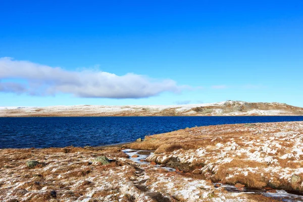En kall och fin höstdag på Hardangervidda — Stockfoto