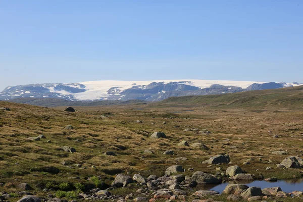 Automne sur le Hardangervidda, col de montagne — Photo