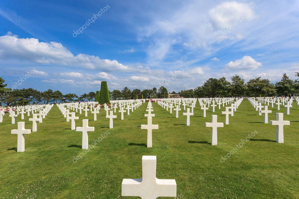 The American cemetery at Omaha Beach — Stock Photo © SveinOtto 141994562