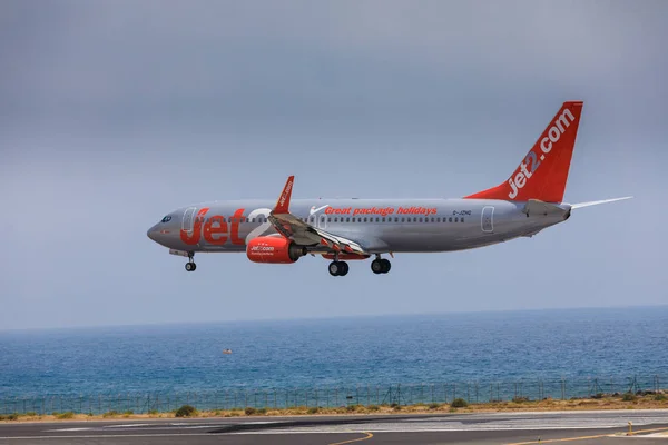 Arecife, Spanje - 16 April 2017: Boeing 737-800 van Jet2 met de — Stockfoto