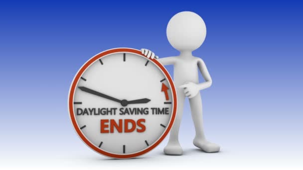Daylight saving time — Stock Video