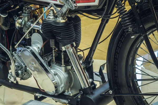 Stary silnik motocykla — Zdjęcie stockowe