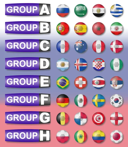 Bayraklar futbol grupları