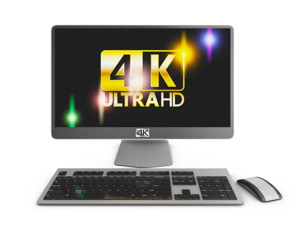 Ordenador moderno 4K — Foto de Stock