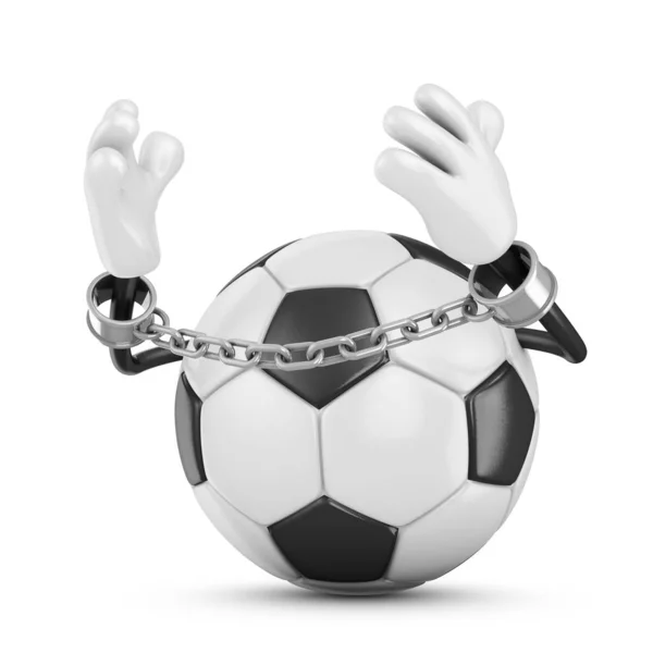 Ball with a chain — Stock Photo, Image