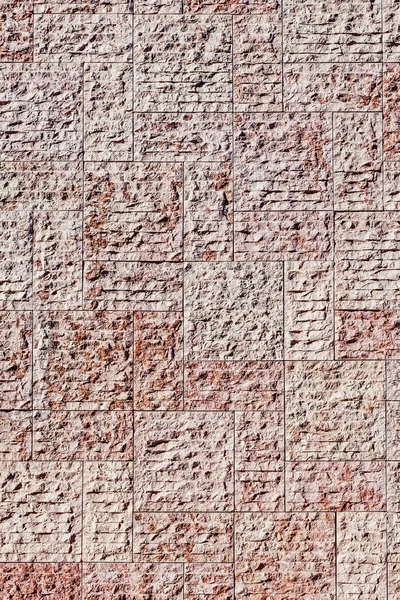 Nuevo fondo de pared de piedra con ladrillos de textura irregular áspera — Foto de Stock