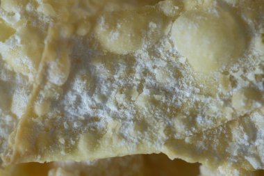 Geleneksel tatlı gevrek pasta melek kanatları vardır