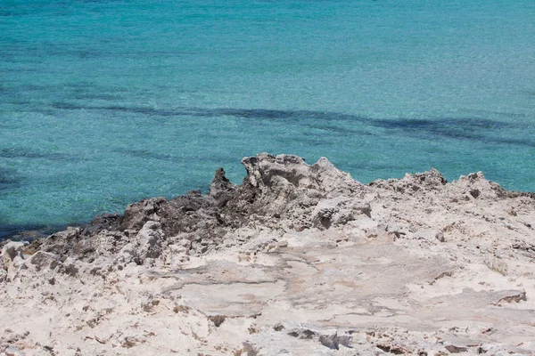 Nella spiaggia di Ses Illetes — Foto Stock