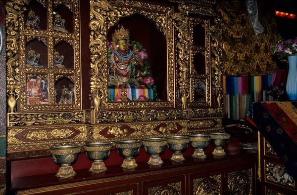 Bodhnat Stupa Bouddha Vale Katmandu Património Unesco Nepal — Fotografia de Stock