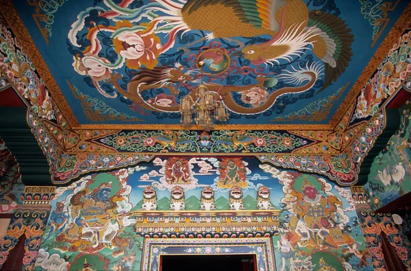 Bodhnat Stupa Bouddha Vale Katmandu Património Unesco Nepal — Fotografia de Stock