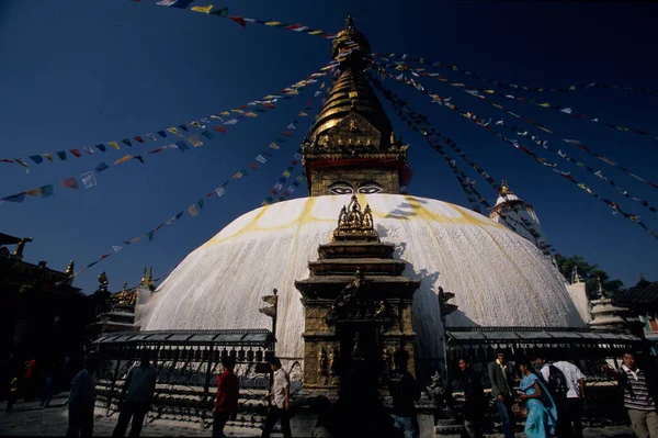 Bodhnat Stupa Bouddha Katmandu Valley Unesco Heritage Νεπάλ — Φωτογραφία Αρχείου