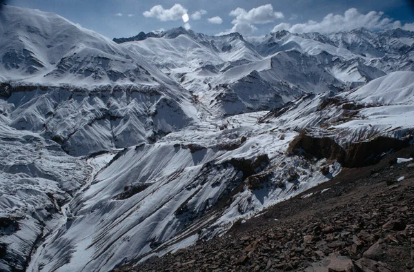 Signboard Nejvyšší Cesta Světa Leh Ladakh Indie — Stock fotografie