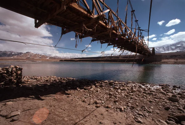 Signboard Nejvyšší Cesta Světa Leh Ladakh Indie — Stock fotografie