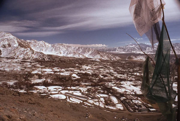 Señal Carretera Más Alta Del Mundo Leh Ladakh India — Foto de Stock