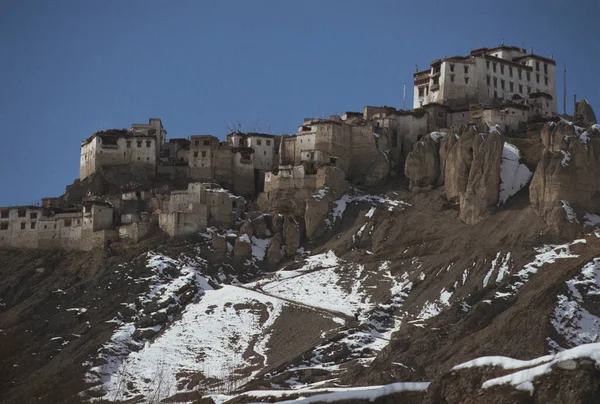 Mza Tahtası Dünyanın Yüksek Yolu Leh Ladakh Hindistan — Stok fotoğraf