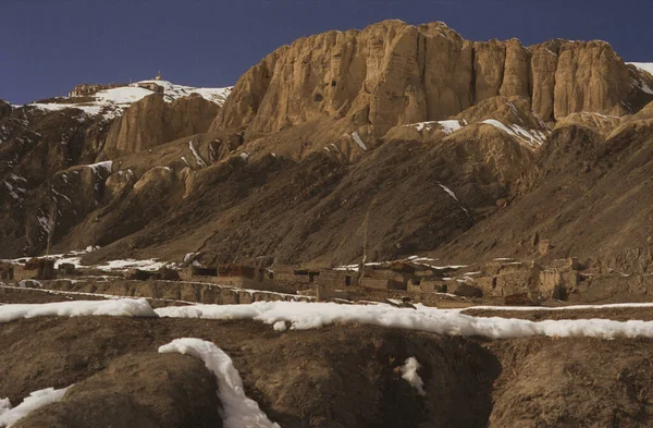 Signboard Najwyższa Droga Świata Leh Ladakh Indie — Zdjęcie stockowe