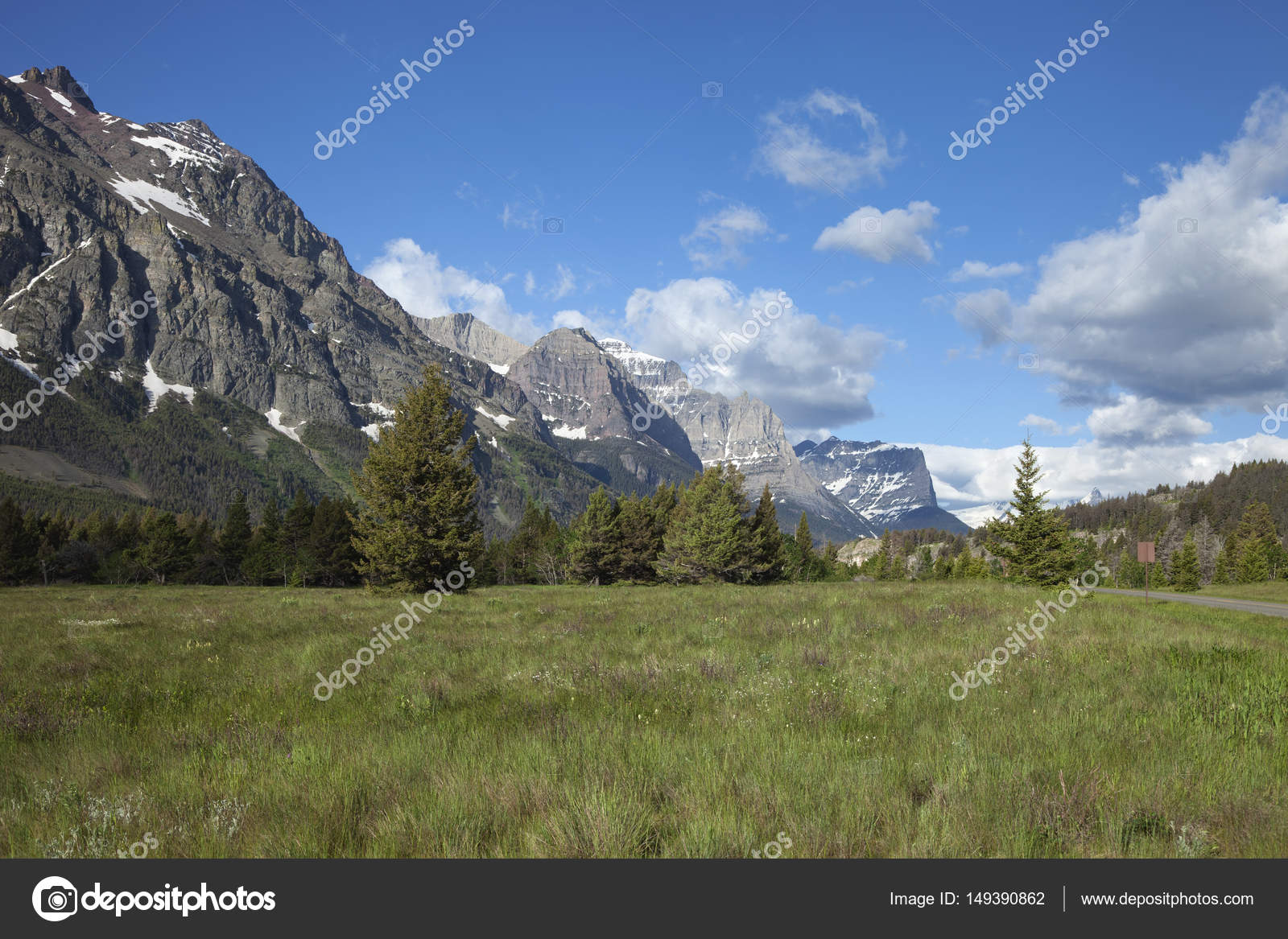 Entering Glacier National Park from the east side Stock Photo by ©Willard 149390862