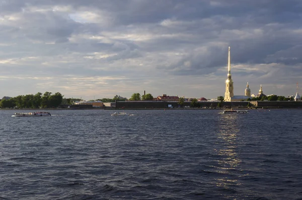 Petersburg Russland Juni 2017 Festung Peter Und Paul Bei Untergang — Stockfoto