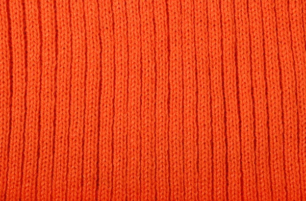 Płótna trykotaż pomarańczowy tło tekstura — Zdjęcie stockowe