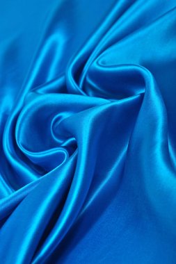 Doğal mavi saten kumaş doku arka plan