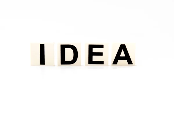 Concepto formación de palabras - Idea — Foto de Stock