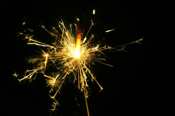 Fundo de férias com um sparkler — Fotografia de Stock