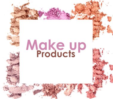 göz farı seti beyaz izole