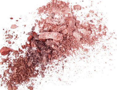 ezilmiş göz farları beyaz arkaplanda izole edilmiş