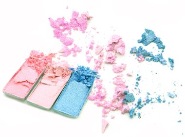 Beyaz arka plan üzerinde izole pastel kaptırdın kümesi