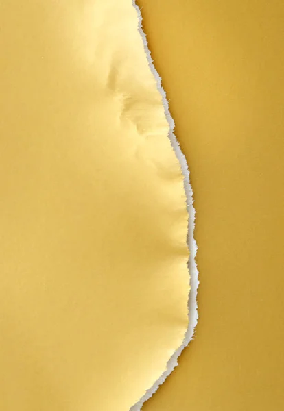 Golden tear paper use as background. — Stock Photo, Image