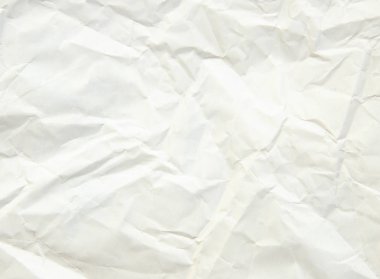 Buruşmuş beyaz kağıt arkaplan