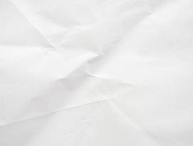 Buruşmuş beyaz kağıt arkaplan