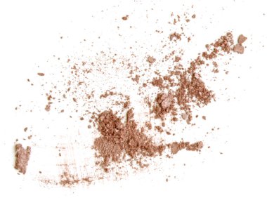 Göz gölgesi beyaz arkaplanda izole edildi