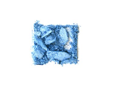 Mavi ezilmiş beyaz izole Far kare