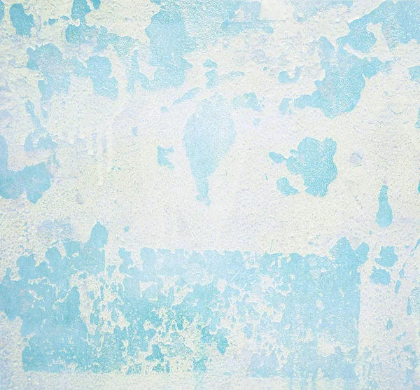 Peeling Farbe an der Wand nahtlose Textur. Muster aus rustikalem blauen Grunge-Material. — Stockfoto