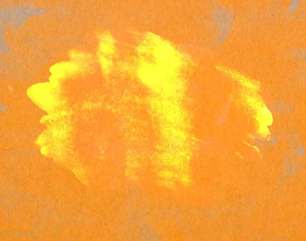 Oranje abstract aquarel macro textuur achtergrond. Kleurrijke handgemaakte — Stockfoto