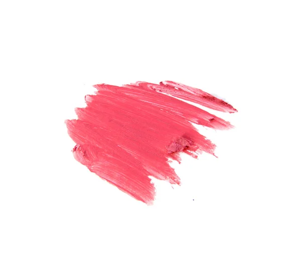 Színes rúzs stroke fehér háttér — Stock Fotó