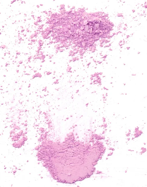 Fard à paupières violet pastel isolé sur blanc — Photo