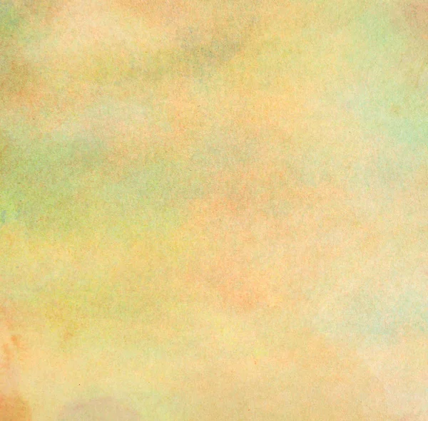 Hand drawn watercolor pastel green and yellow painted texture quality — Stock Photo, Image