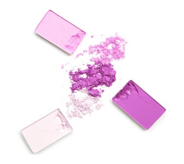 kutu ve üzerinde beyaz izole ezilmiş örnekleri göz farı