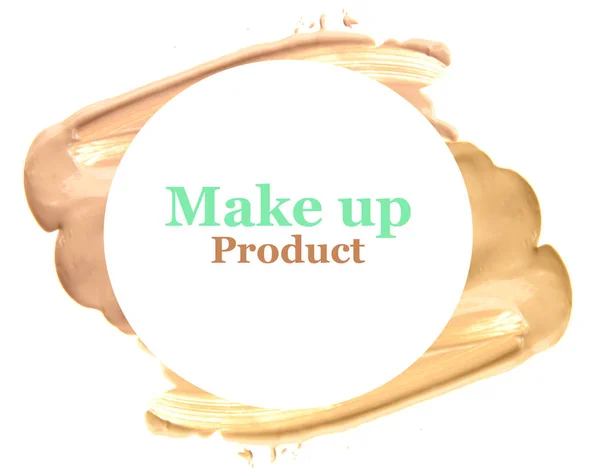 Rahmen aus Make-up flüssige Grundlage — Stockfoto