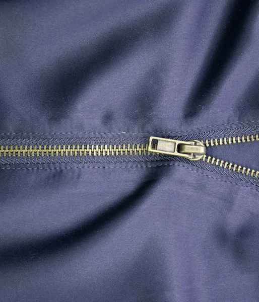 Tecido de zíper, fundo de textura de tecido de cetim — Fotografia de Stock