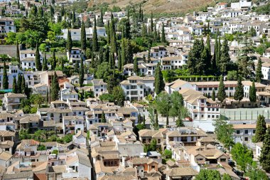 Granada 'nın Albaicin mahallesi.