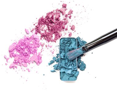 Renk makyaj paleti toz ve allık